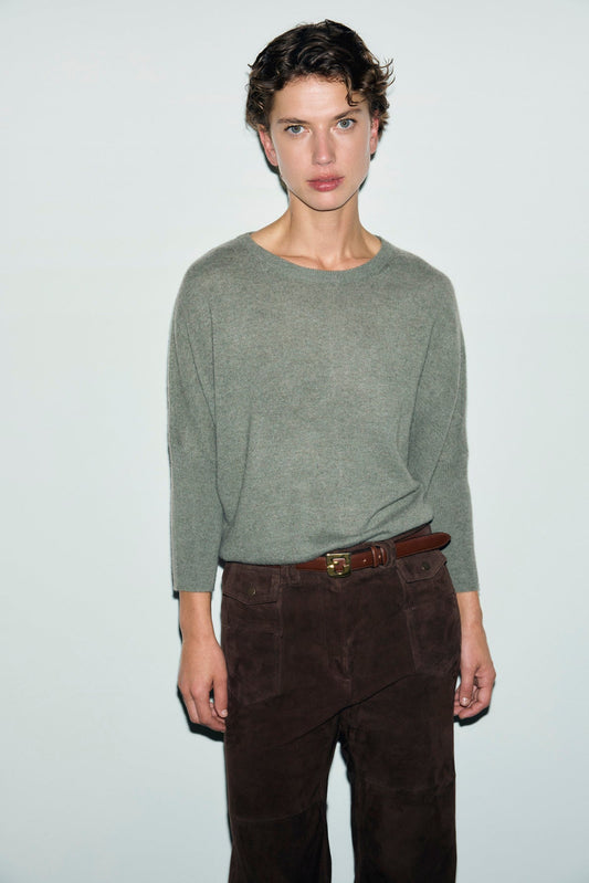 Gerard Darel | Cashmere Sweater - Loose Fit Green