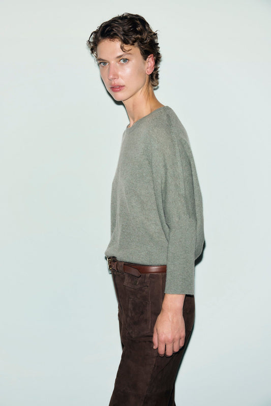 Gerard Darel | Cashmere Sweater - Loose Fit Green