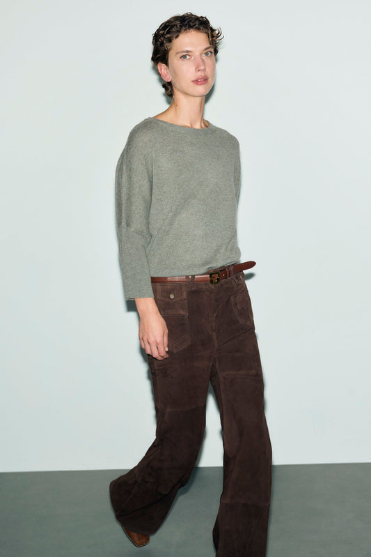 Gerard Darel | Cashmere Sweater - Loose Fit Green