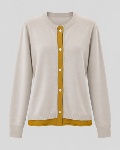 DCV CASHMERE - 699 LARAN CARDIGAN-PEARL MUSTARD_1 copy.JPG