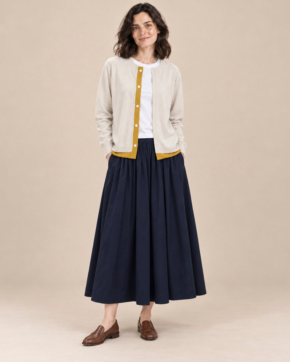 DCV CASHMERE - 699 LARAN CARDIGAN-PEARL MUSTARD_3 copy.JPG
