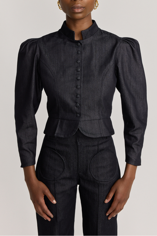 Denim Jacket Amoako Denim Dark-Blue