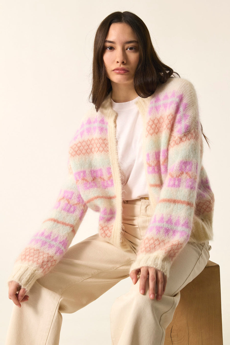 Cardigan Albus Jacquard