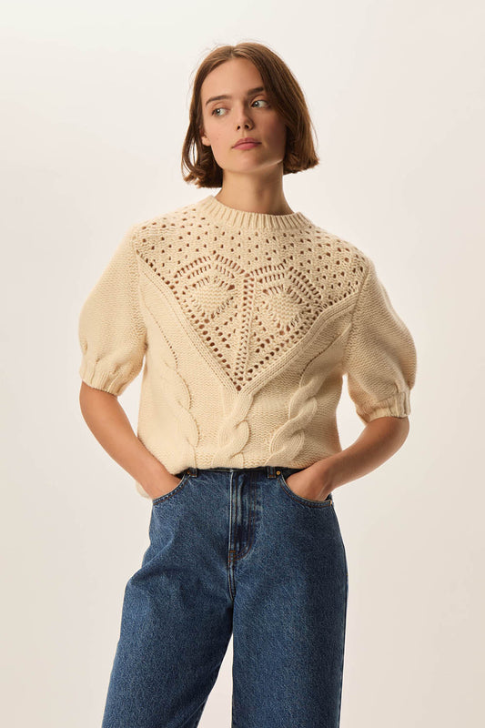 Pullover Doline Creme