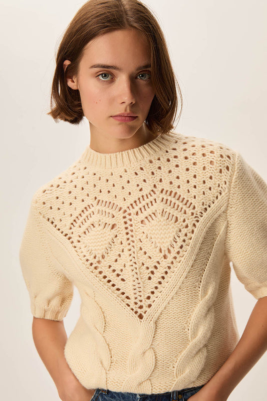 Pullover Doline Creme