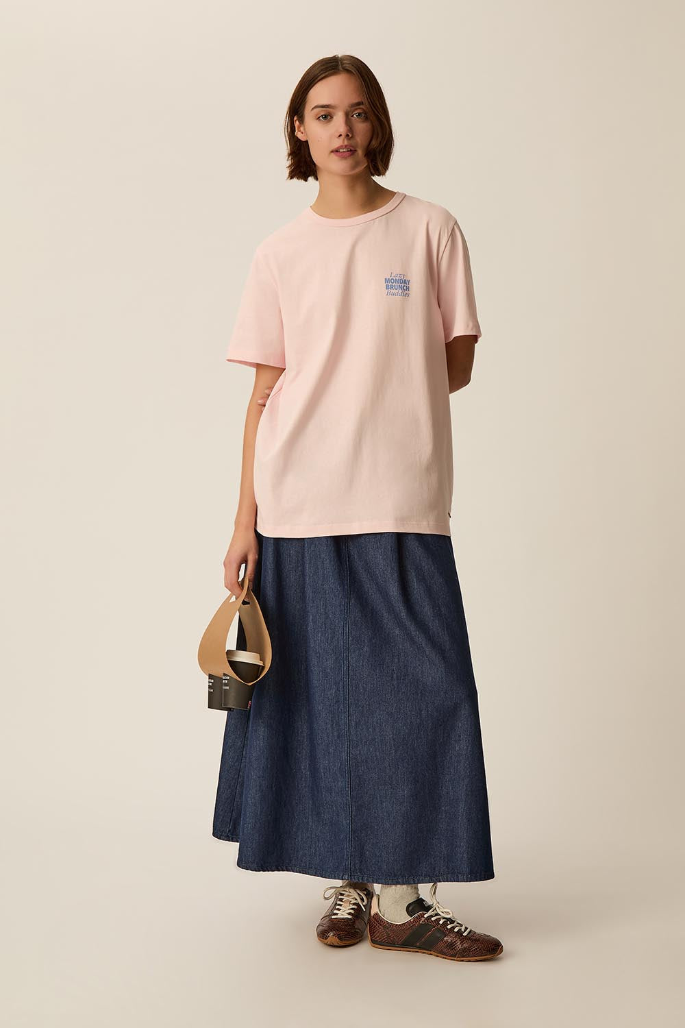 DES PETITS HAUTS | Jerem T-Shirt - Pink Tomato Print Bulle