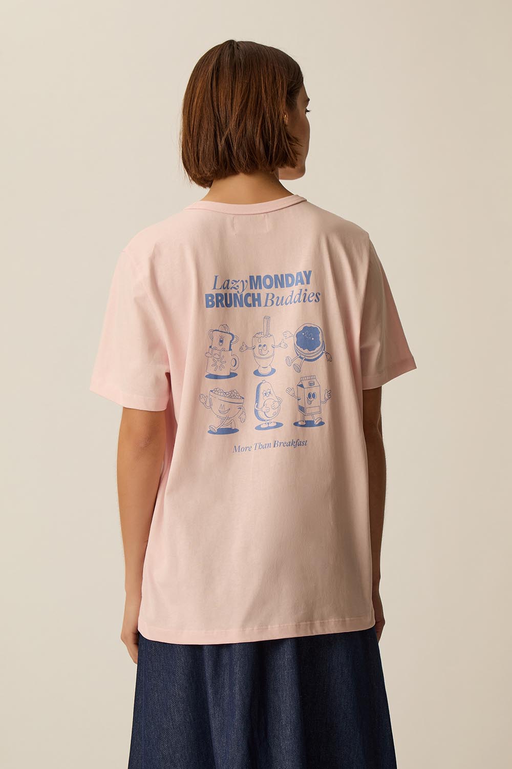 DES PETITS HAUTS | Jerem T-Shirt - Pink Tomato Print Bulle