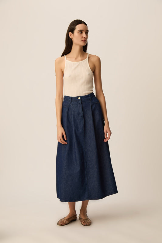Skirt Luce Dark-Indigo