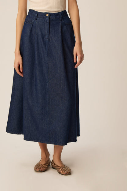 Skirt Luce Dark-Indigo