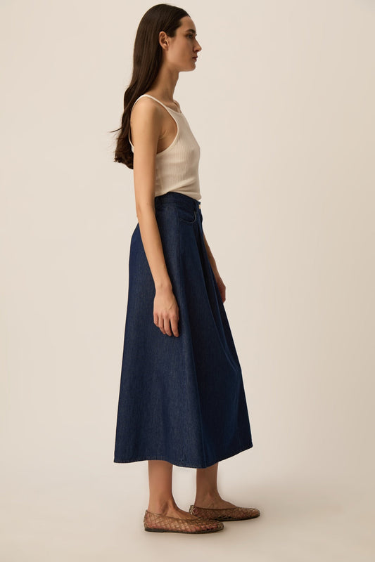 Skirt Luce Dark-Indigo