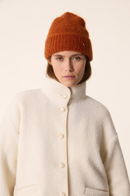 DES PETITS HAUTS | Zlavina Jacket - Cream Boucle Knit Creme