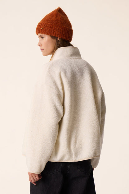 DES PETITS HAUTS | Zlavina Jacket - Cream Boucle Knit Creme