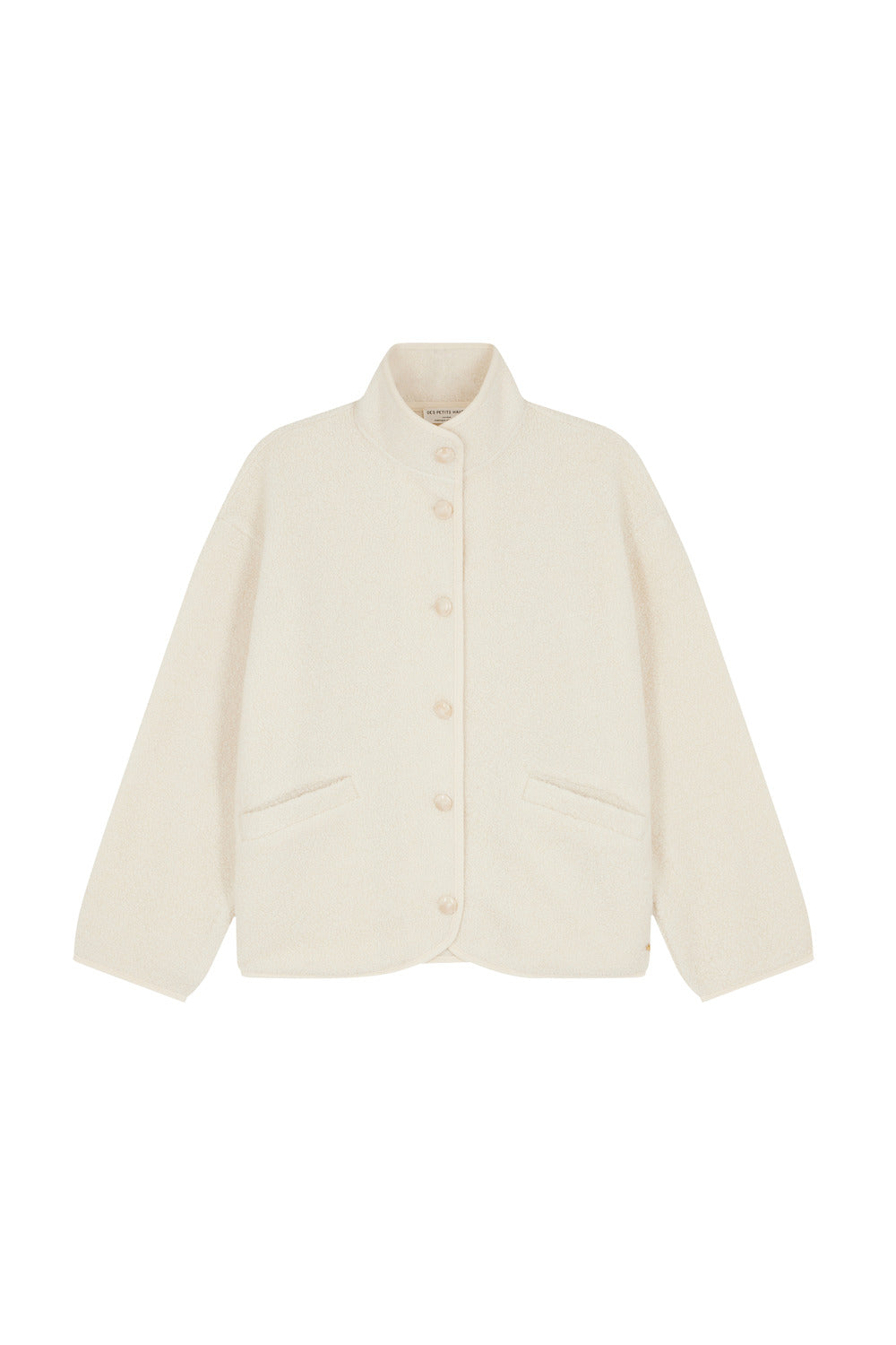 DES PETITS HAUTS | Zlavina Jacket - Cream Boucle Knit Creme