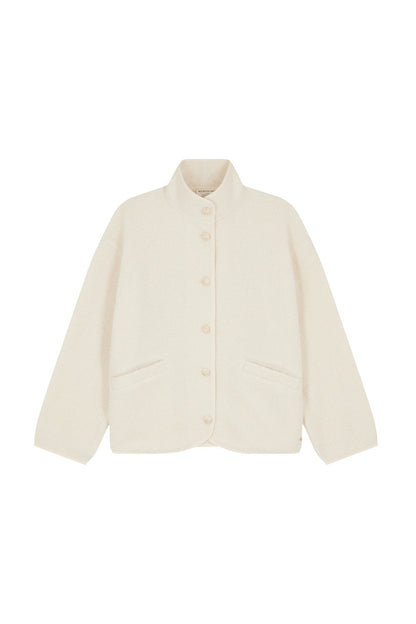 DES PETITS HAUTS | Zlavina Jacket - Cream Boucle Knit Creme
