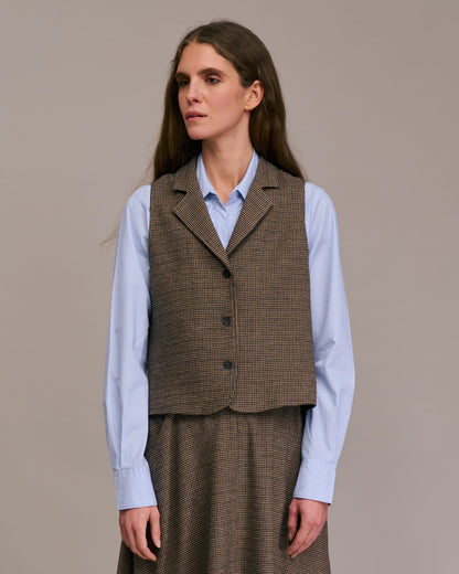 Gilet Gilto 10584 1-Choco-Marine