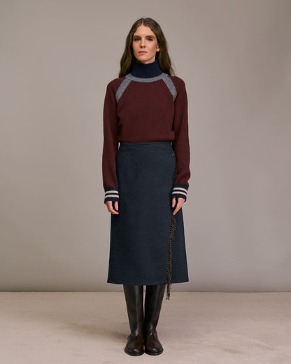 Skirt Josto 10623 1-Choco-Marine