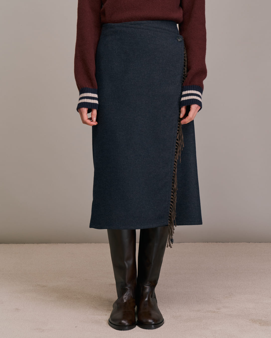 Skirt Josto 10623 1-Choco-Marine