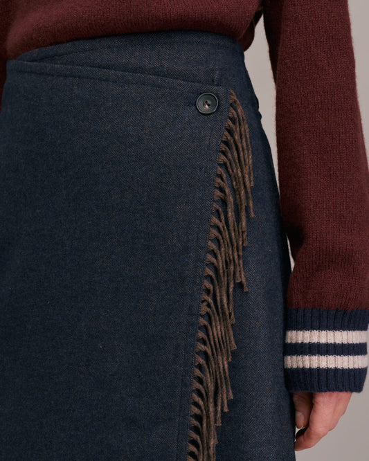 Skirt Josto 10623 1-Choco-Marine