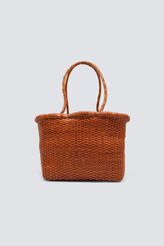 Tote Bag B Weave Small Tan