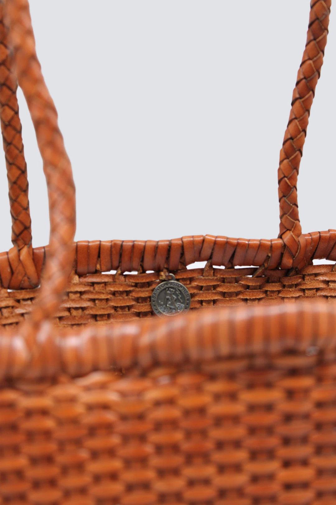 Tote Bag B Weave Small Tan