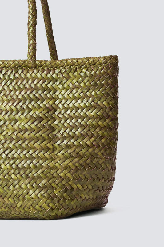 Shoulder Bag Grace Basket Sma Bamboo-Green