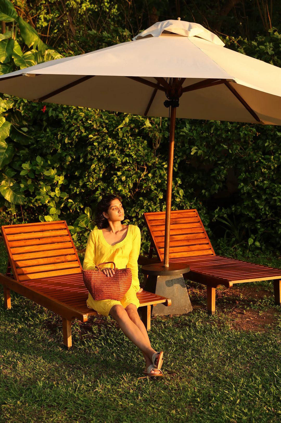 Shoulder Bag Grace Basket Sma Tan-Black-Edges