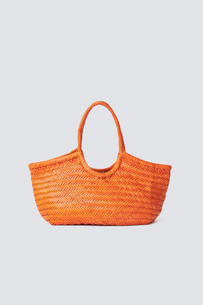 Dragon | Nantucket Big Tote in Orange Buffalo Calf Leather Naranja