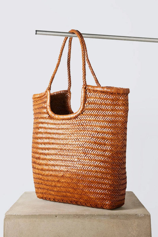 Tote Bag Ns Diagonal Tan