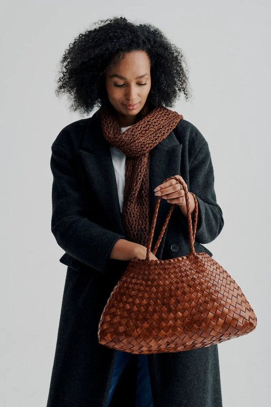 Shoulder Bag Santa Croce Big Tan