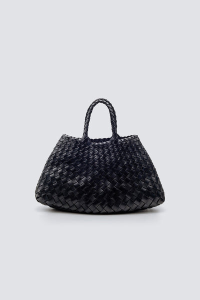Dragon Diffusion | Santa Croce Smal Buffalo Leather Tote Black