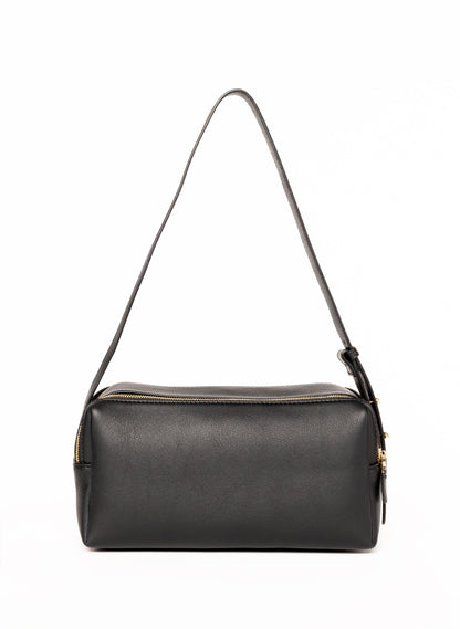 Shoulder Bag Trousse Leathe L Black