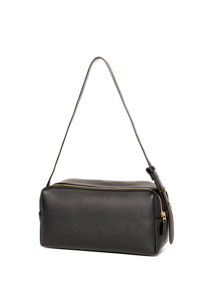 Shoulder Bag Trousse Leathe L Black