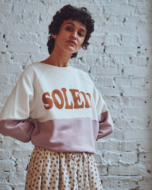 Sweatshirt Ida-bahamas Lilas-Soleil