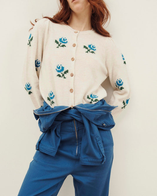 Cardigan Ida-calizia Ecru