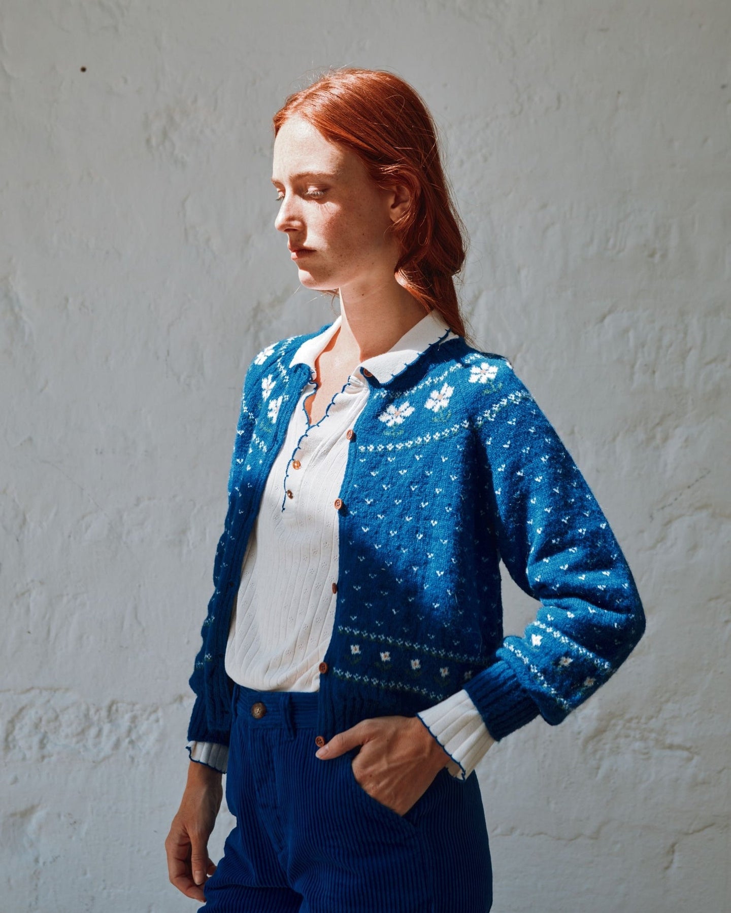 Cardigan Ida-camomille Royal