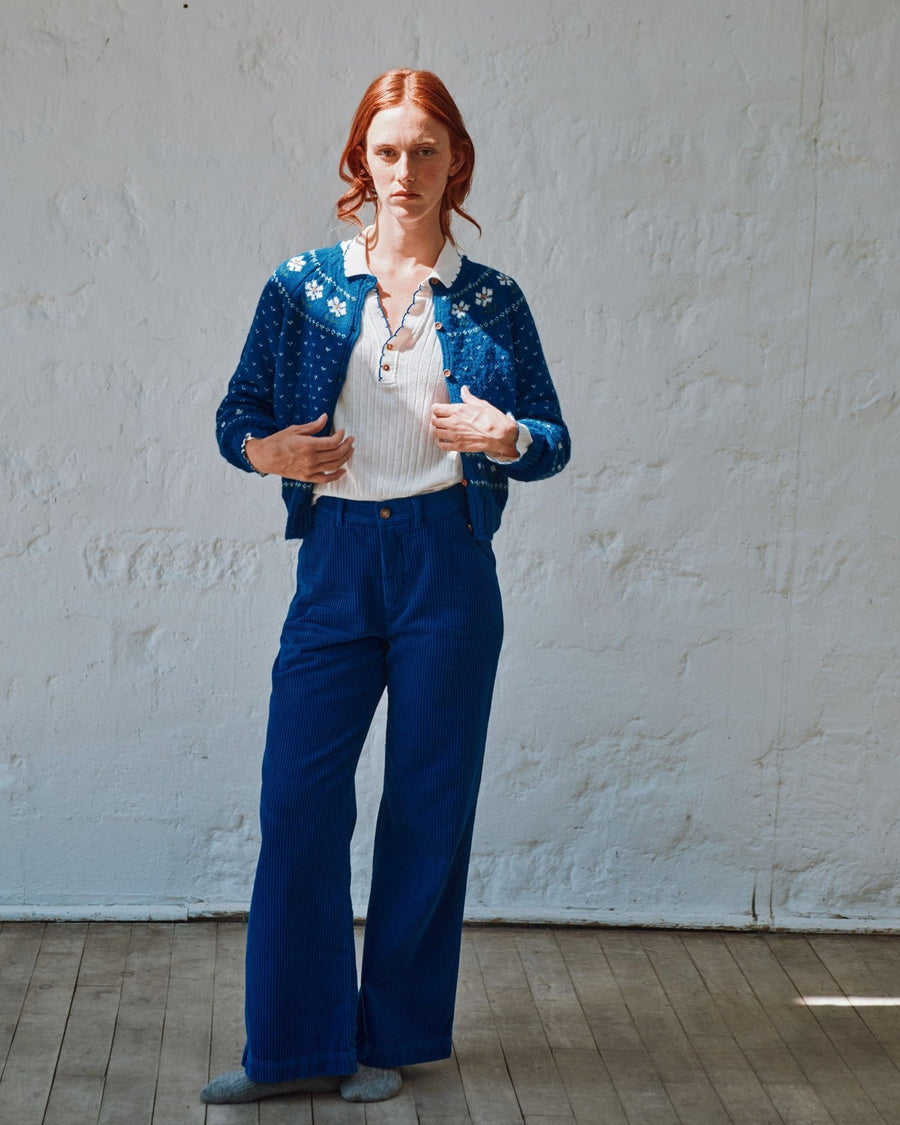 Cardigan Ida-camomille Royal