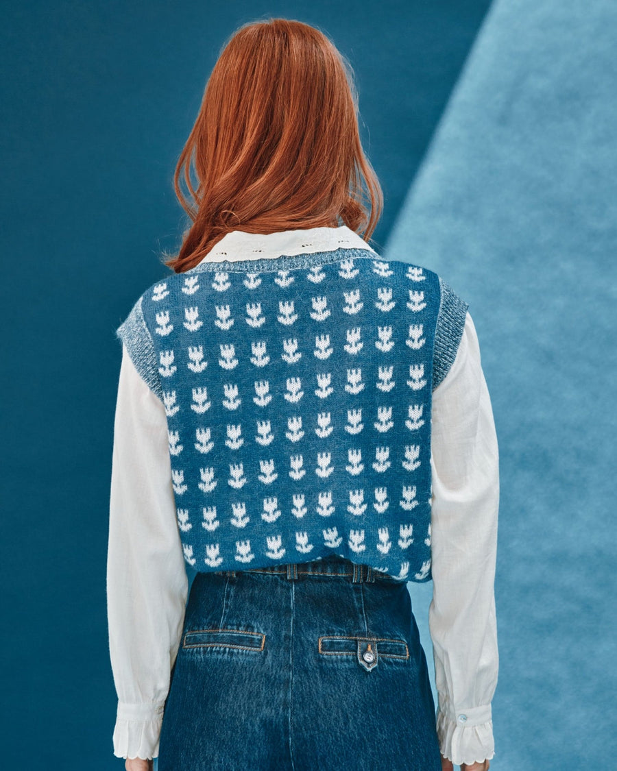 Vest Ida-carole Bleu