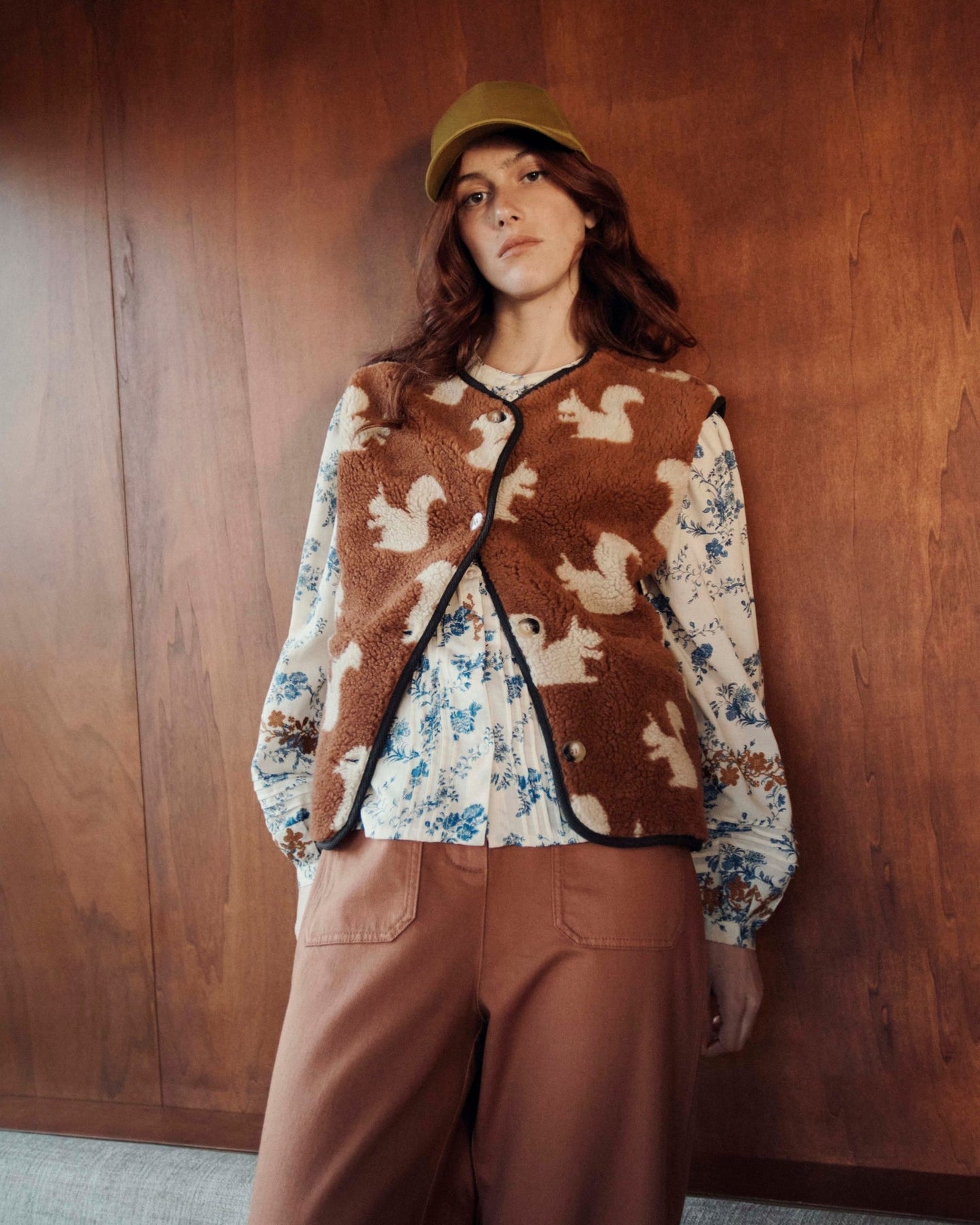 Gilet Ida-cassis Ecureuil