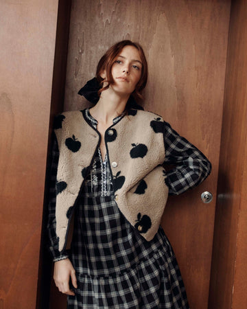 Gilet Ida-cassis Pomme