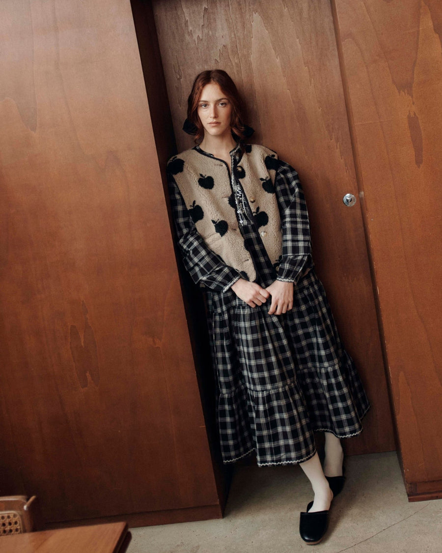 Gilet Ida-cassis Pomme