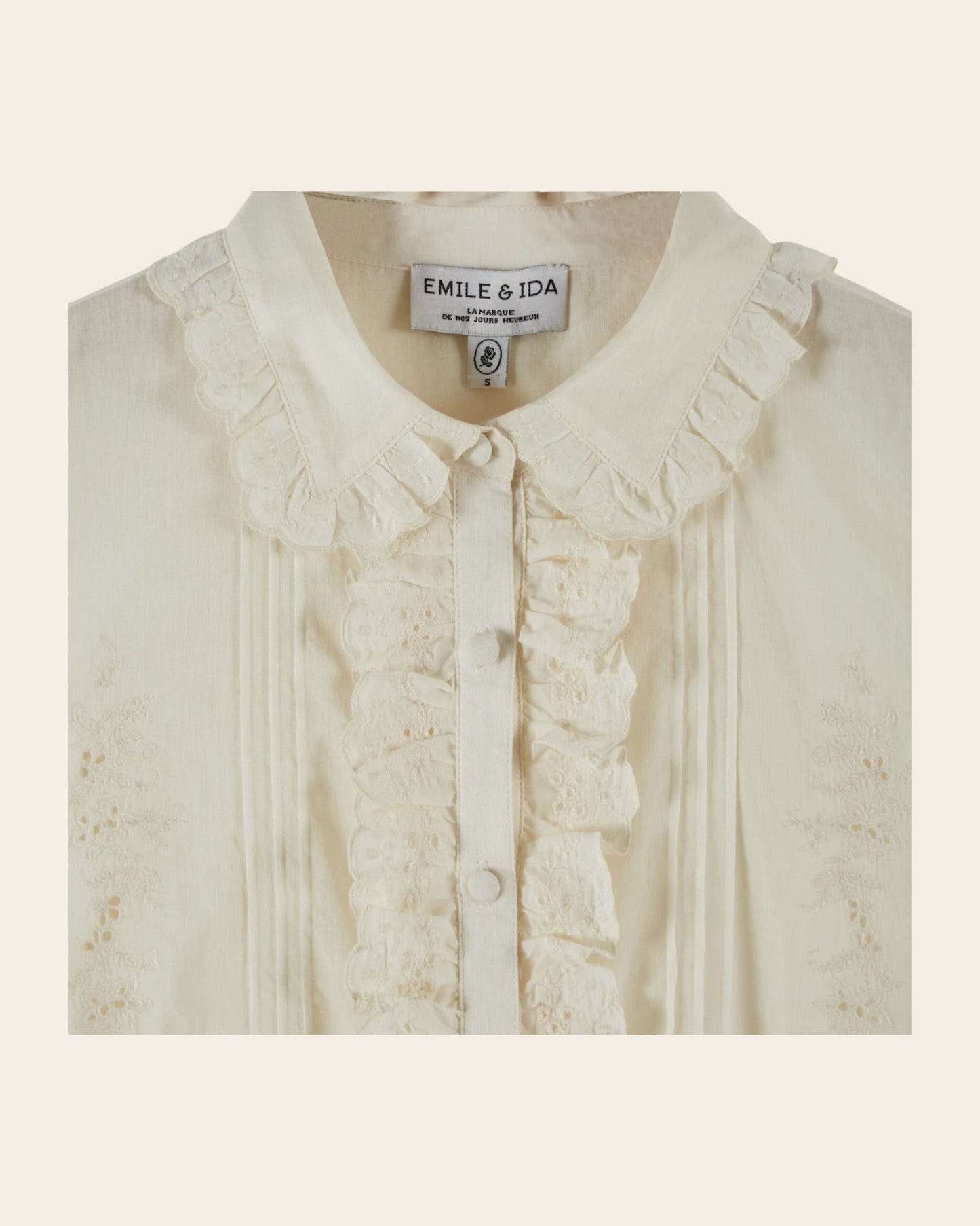 Shirt Ida-charline Creme