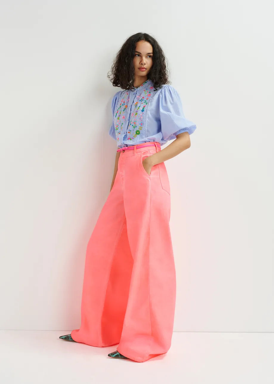 Blouse Horange Aqua-Blue