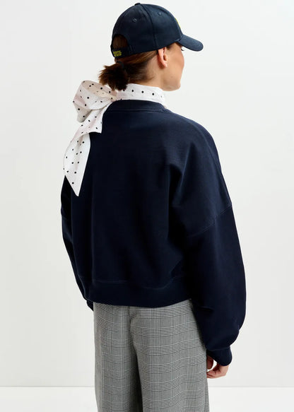 Essentiel Antwerp | Ibernatus Sequin-Embellished Sweatshirt - Navy