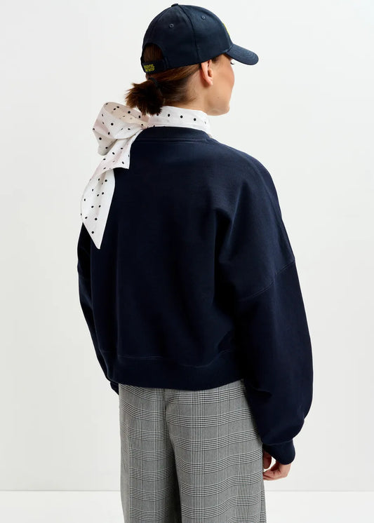 Essentiel Antwerp | Ibernatus Sequin-Embellished Sweatshirt - Navy