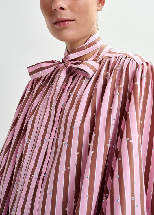 Women's Dress 100 Percent Cotton Poplin - Young-Rose