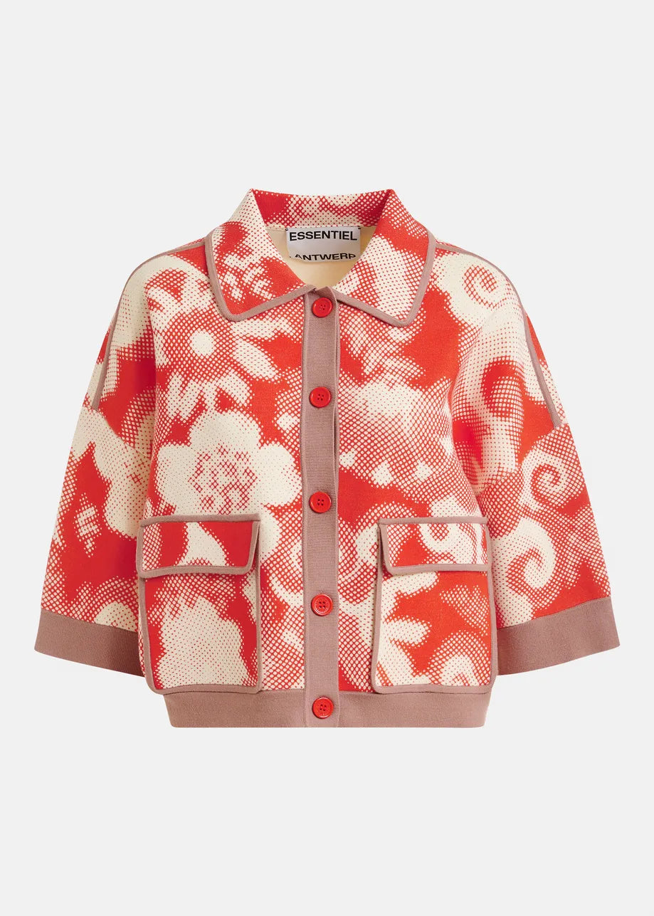 Cardigan Joly Orange-Brulee