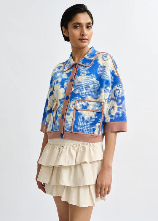 Cardigan Joly Orange-Brulee