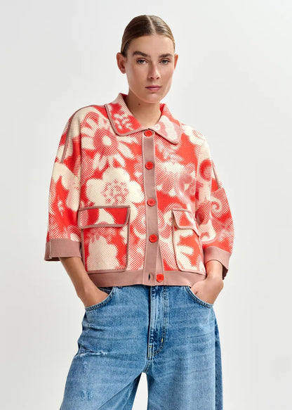 Cardigan Joly Orange-Brulee