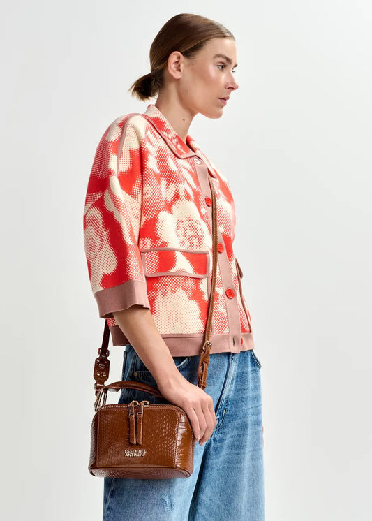 Cardigan Joly Orange-Brulee