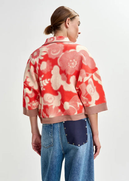 Cardigan Joly Orange-Brulee